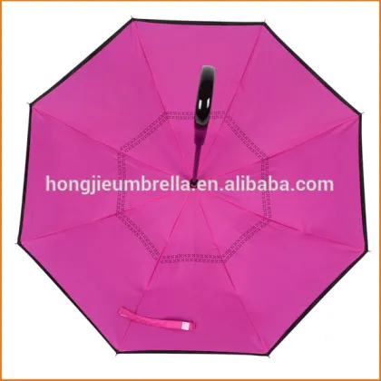 Double Layer Reverse Inverted Kazbrella Umbrella