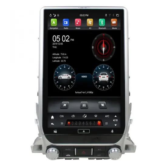 Tesla 13.3" car navigation for Land Cruiser 2016-2018