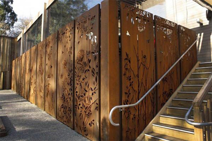 metal garden screens