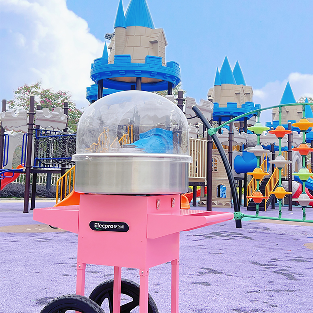 candy floss machine with wheels (1)