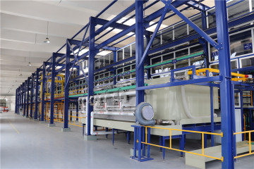 Nickel electroplating production line