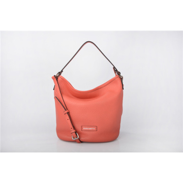 Pebbled Baggu Soft Leather Bucket Bag Mittlere Größe