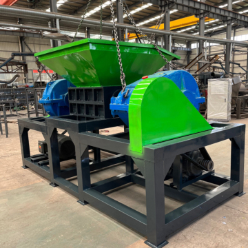 Double Shaft Industrial Shredder for Solid Waste and Metal Recycling