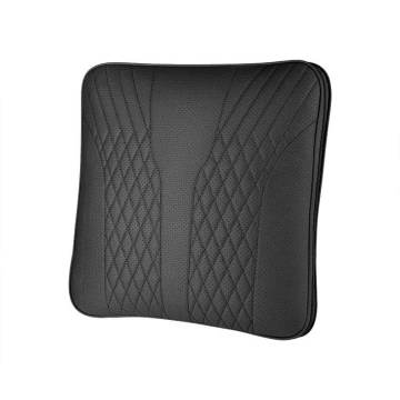 Universal 3-in-1 Car Lumbar Support, Air Conditioning Pillow & Luxury Interior Kit - High Quality Soft Elbow Rest Cushion Cover