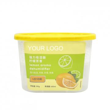 Lemon Calcium Chloride Moisture Absorber Dehumidifier Box