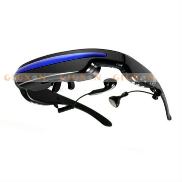 52" Virtual Display Portable Mobile Theatre MP4 Glasses Audio Video Player