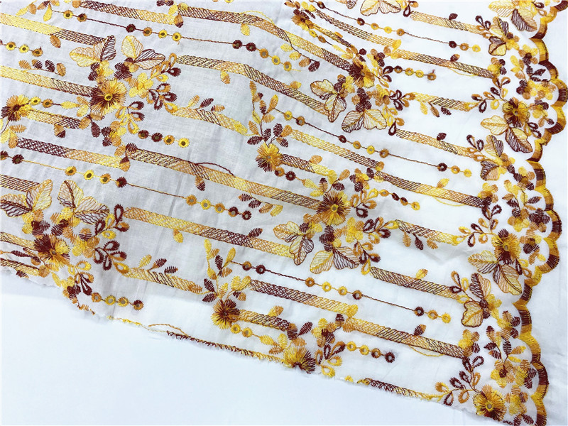 Poly Cotton Embroidery Fabric