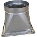 Rectangular To Circular Duct square duct to round duct adapter Supplier