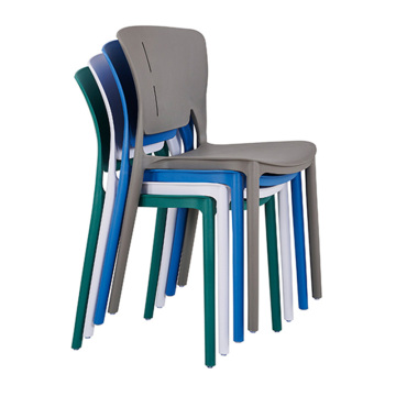 Foshan Factory Modern Stacking Plastic Dining Chairs for Restaurants and Outdoors