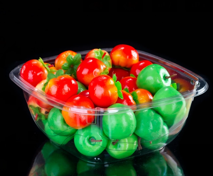 Plastic fruit box for tomato packaging