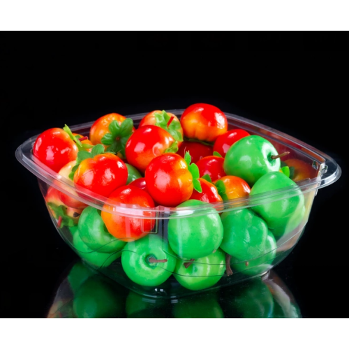 Plastic fruit box for tomato packaging