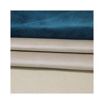 Holland Velvet Upholstery Sofa Curtain Fabrics - 100% Polyester Velvet Factory Supply