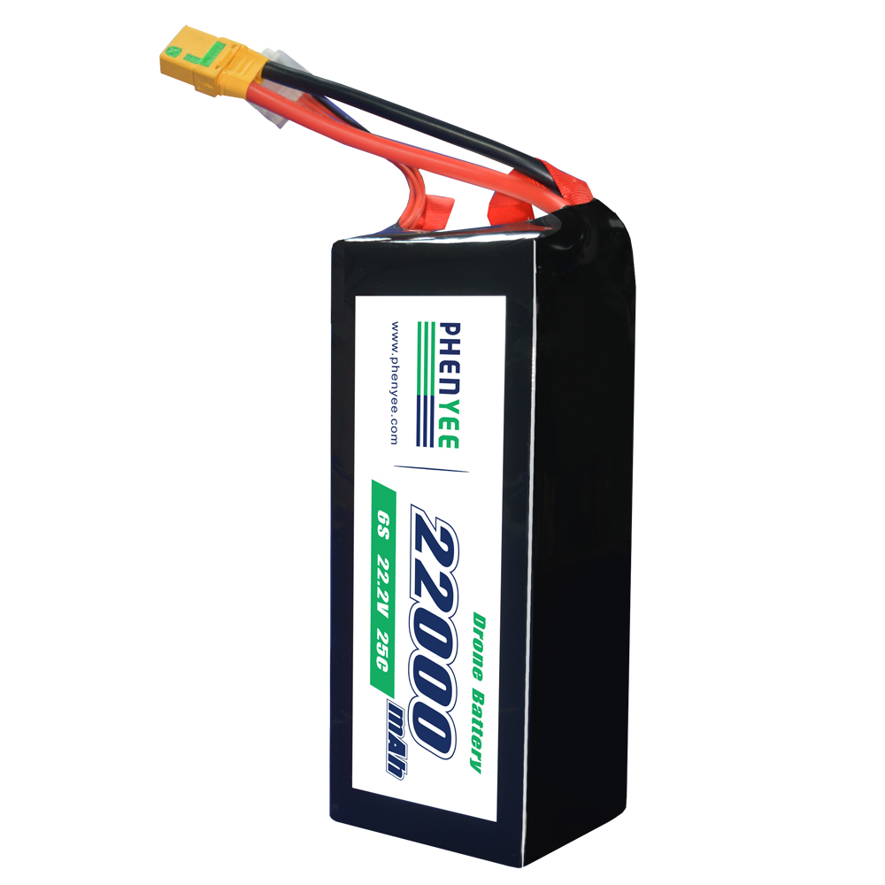 بطارية للطائرات الزراعية 22000mah 22.2v 6s 25c