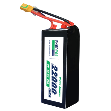 UAV 용 리튬 배터리 22000mAH 6S 22.2V 25C