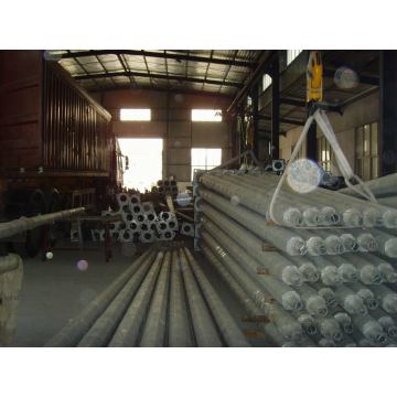 Cột thép hình côn tròn mạ kẽm 14M