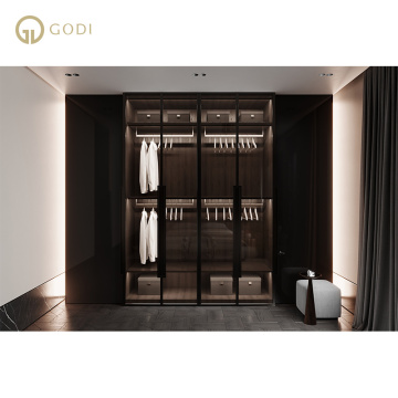 GODI Luxury Custom Bedroom Solid Wood Modern Closet