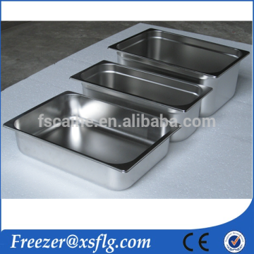 Stainless steel gelato ice cream pan