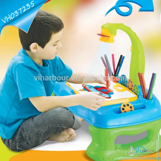 Best Selling Education Toy Kids Drawing Set Projection 4 in 1
