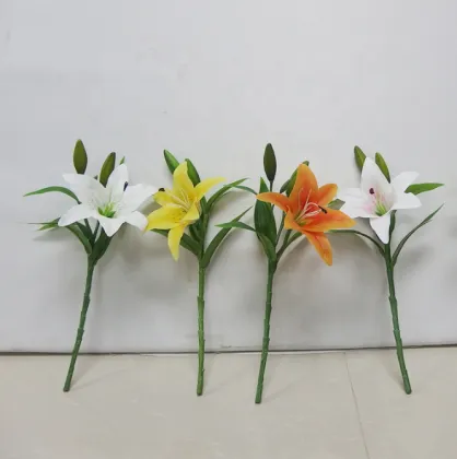 Wholesale Artificial Tiger Lily Flowers for Home Decor