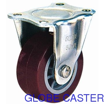 2 inch Light duty PU Caster(red),Various Sizes Available, MOQ:500pcs