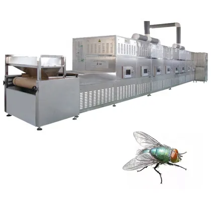 Automatic Energy-Saving Black Soldier Fly Larvae Drying Machine (BSFL BSF Dryer) - Insect Drying Microwave Equipment