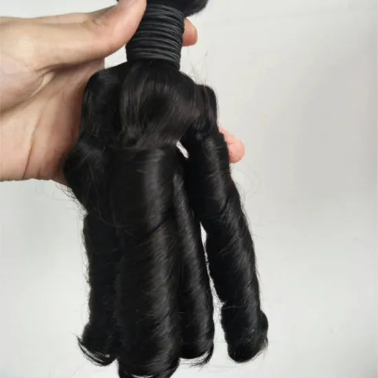 Best Quality Xuchang Virgin Brazilian Hair Super Double Drawn Straight Human Hair Weft Remy Hair Double Drawn
