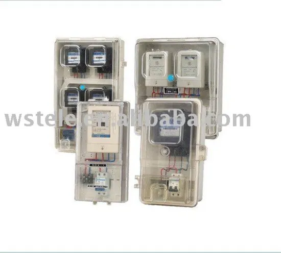 transparent KWH meter box