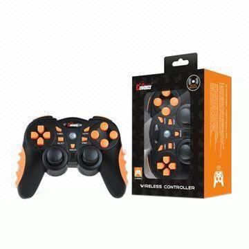 3-in-1 wireless game controller with air chamber for PS2/PS3/PC video game