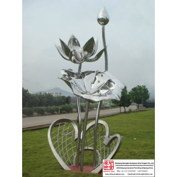 Superb Hand Carved Stainless Steel Sculpture