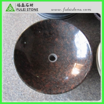 Cheap and Popular Granite Tan Brown Basin