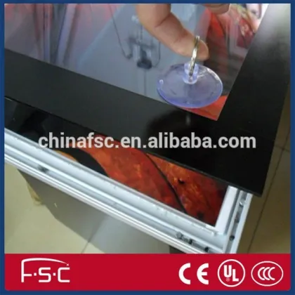 Aluminum Magnetic Led Light Box with Suction Cup