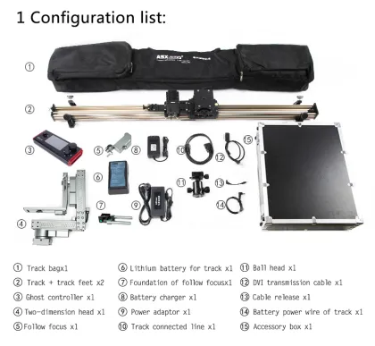 Factory direct sale zomei carbnon fiber camera track slider with best quality