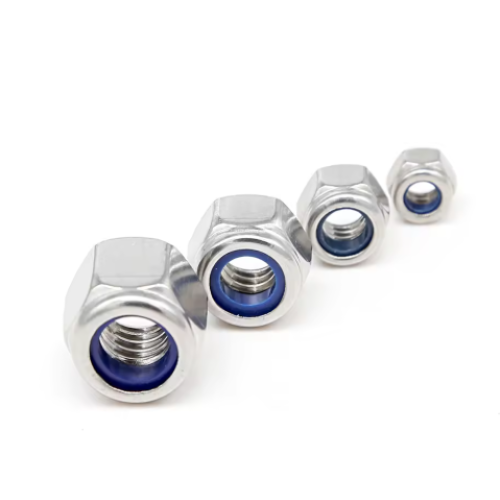 Contraporca de nylon de aço inoxidável DIN 985 grau 8