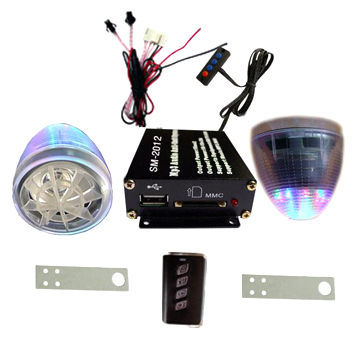 Motorcycle alarm system, cable control function