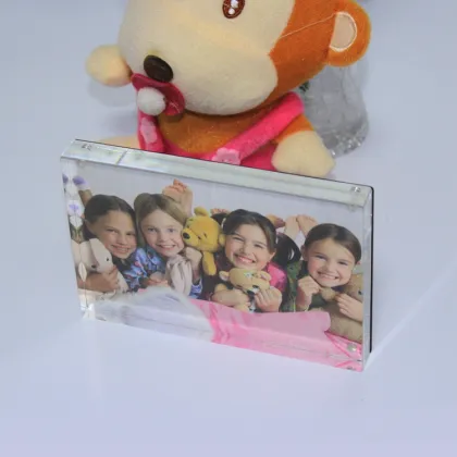 APEX High-quality Home Decoration Clear Crystal Photo Frame