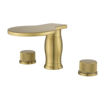 Beautiful Waterfall Deck Mount Basin Tub Faucet Mixers