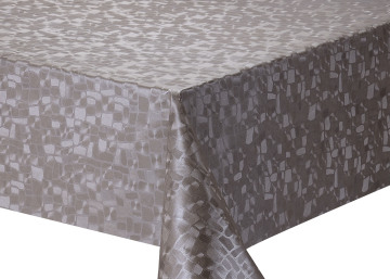 Solid Embossed Fabric Elegant Wedding Tablecloth