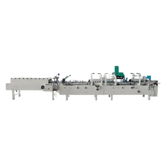 Automatic Box Folding and Bottom Gluing Machine for Paper Gift Box Packaging