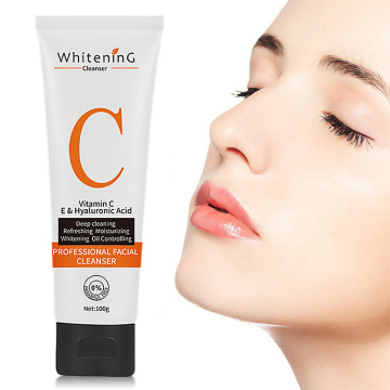 OEM Hot Sale Natural Organic VC Face Wash - антивозрастное отбеливание глубоко очищающее очищающее средство для лица витамин С