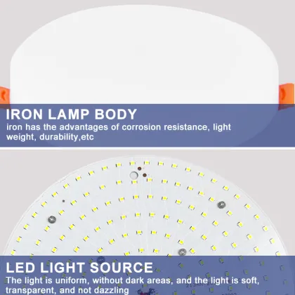 Aluminum Round Recessed Conceal Trimless Commercial Panel LED Light