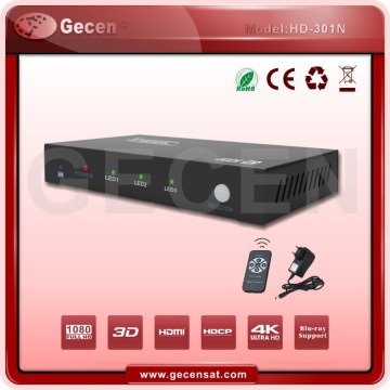 Gecen 4K 3X1 HDMI SWITCH 3 IN 1 OUT Model HD-301N