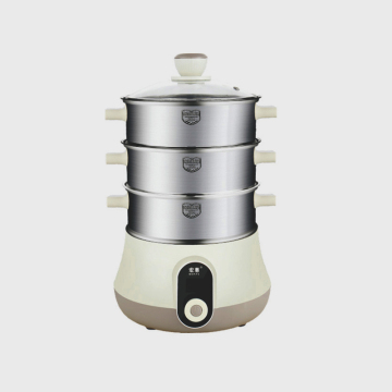 Hot-Selling 3 Layers Power Saving Custom Stainless Steel Food Steam Pot - Electric Steam Cooker