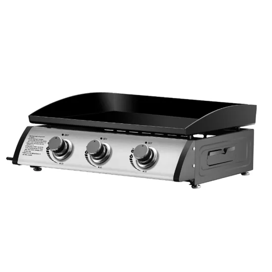 Household Kitchen Enamel Coated Steel Pot Easily Assembled Mini Portable Gas Grill