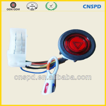 hazard switch for car 12v with wire and connector