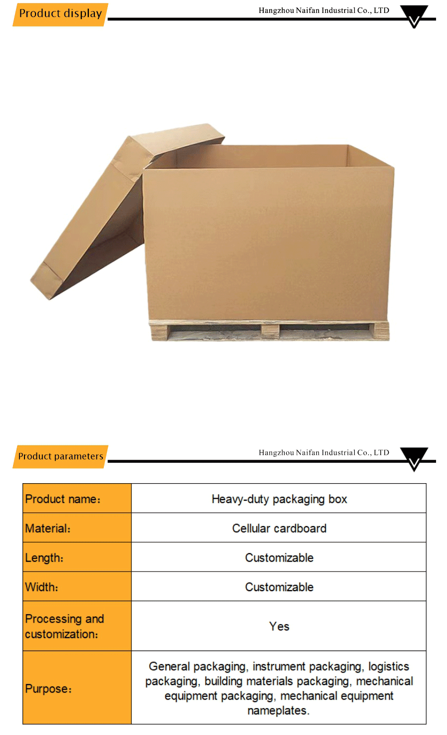 Durable Detachable Carton for Logistics