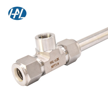 Stainless Steel Female Connectors Tees - Compression Fittings Female Branch Tee