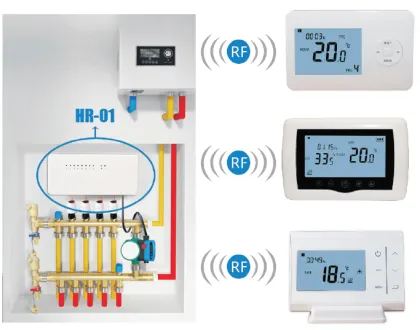 Water Heater Thermostat for Central Control System