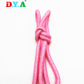 Cordón de cordones redondos de poliéster para ropa de prenda