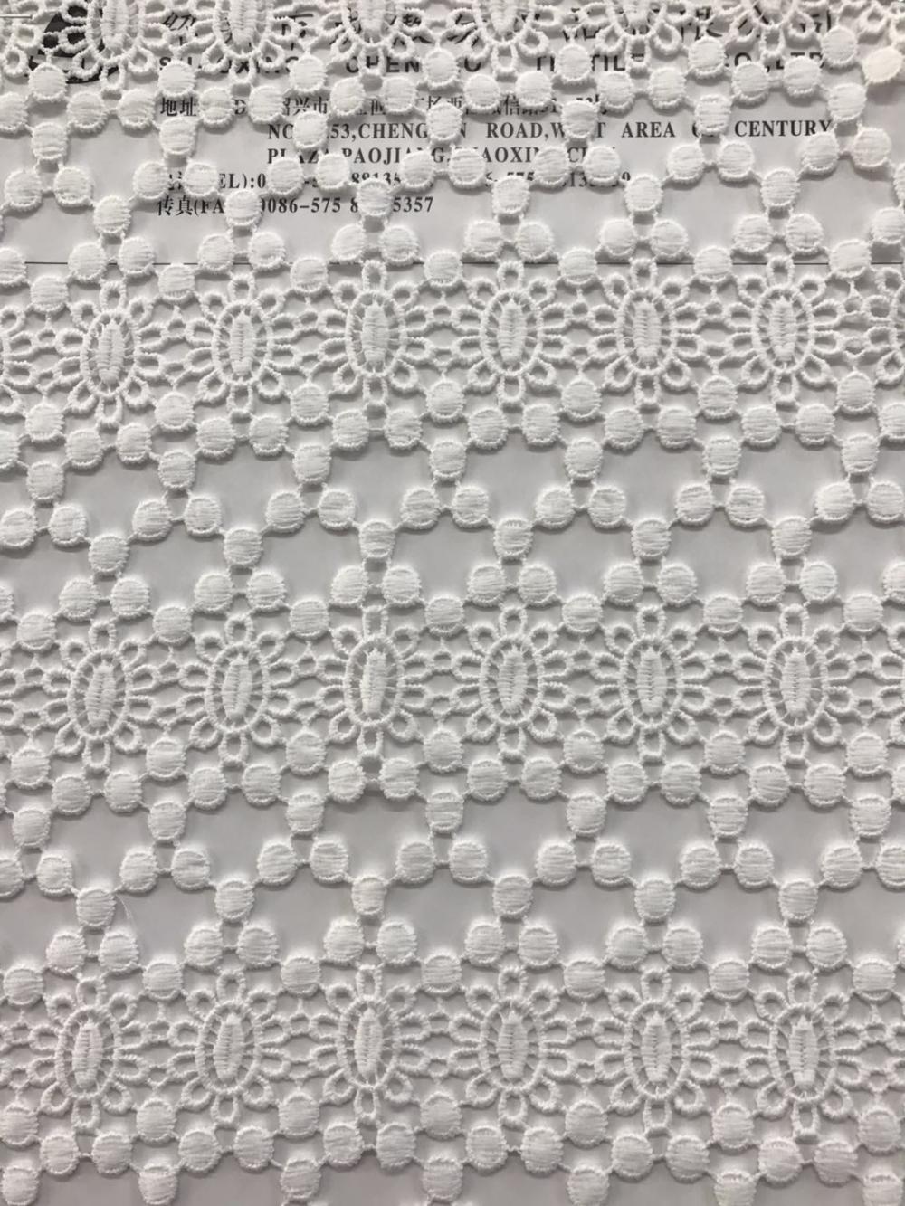 sunflower chemical polyester embroider Fabric