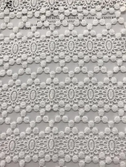 Sunflower Chemical Polyester Embroider Fabric